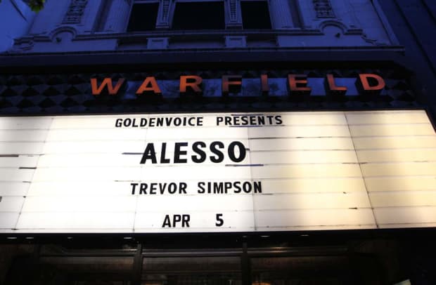 alesso at the the warfield