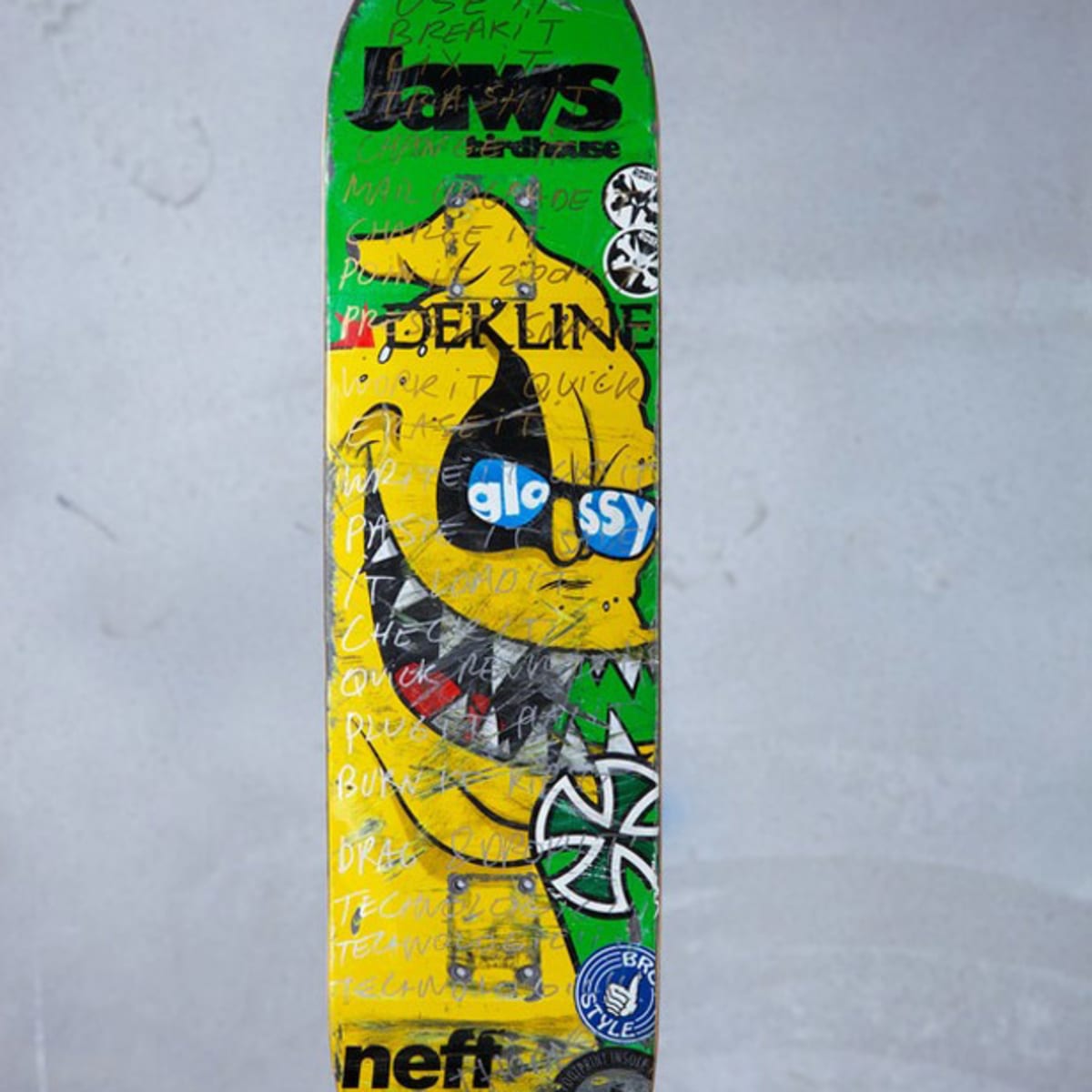 Daft Punk X Jaws Skateboard Featured As Part Of Boards  Bands Fundraiser  EDM News Magnetic Magazine