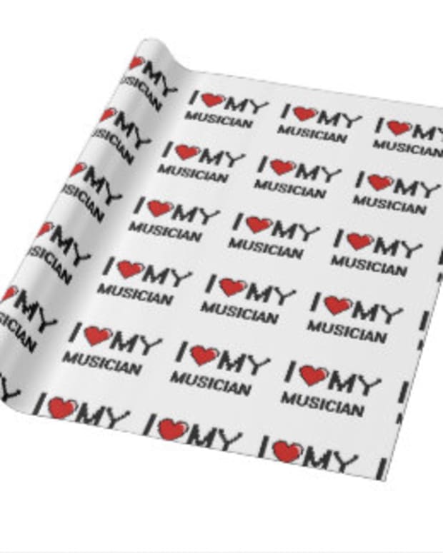 Wrapping Paper for musicians