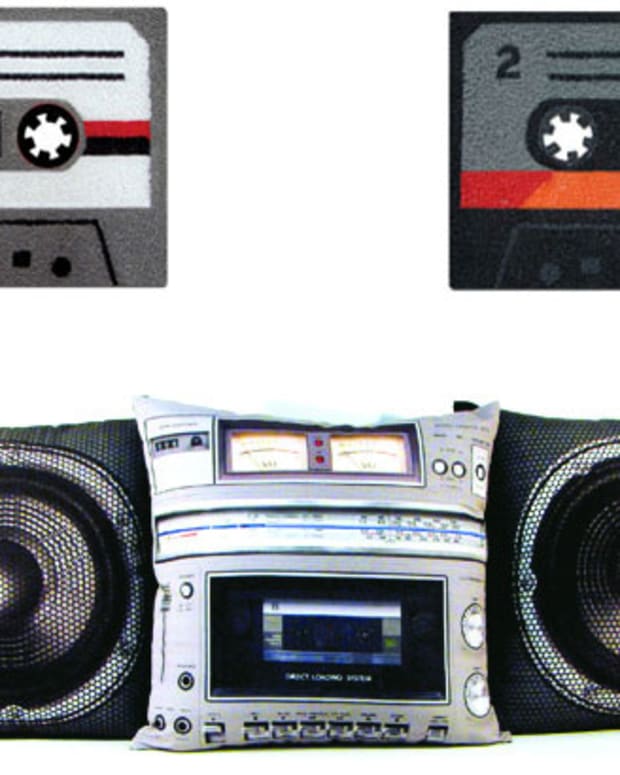 Want: Casette Tape Doormat and Boombox Pillow