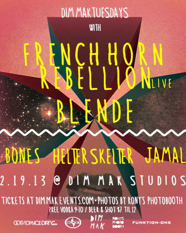 Los Angeles Event: French Horn Rebellion & Blende Tonight at Dim Mak Studios