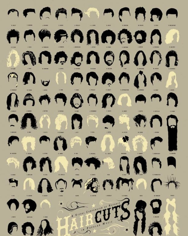 Music Hair Cuts Infographic by Pop Chart Labs