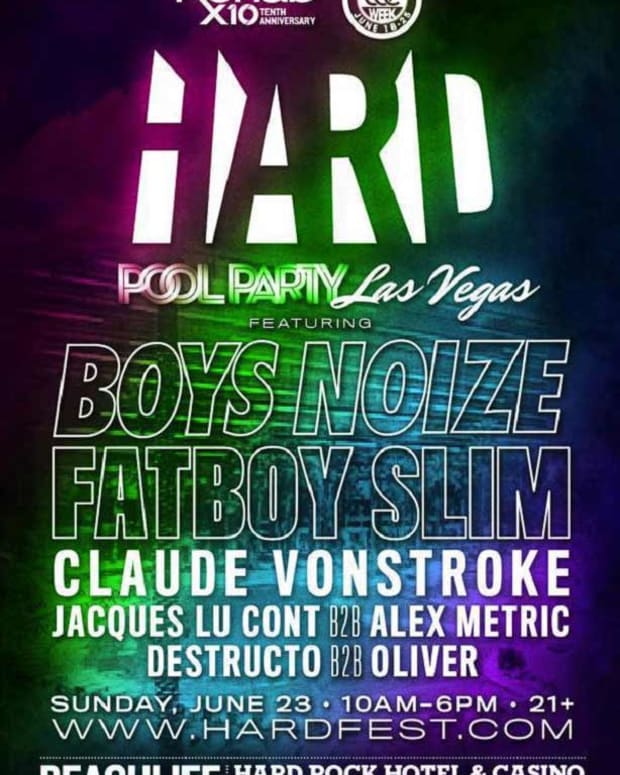 EDM Event: Hard Pool Party Announced With Boys Noize, Fatboy Slim, And Claude VonStroke