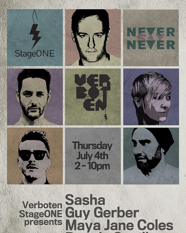 EDM Event: NEVER SAY NEVER: SASHA, MAYA JANE COLES, GUY GERBER GEAR UP FOR VERBOTEN'S STAGEONE INAUGURAL ON JULY 4