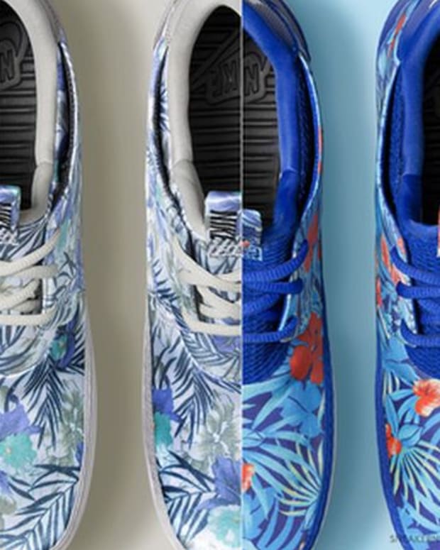 EDM Style: Nike Releases Solarsoft Moccasin In Floral Print; File Under Perfect For The Pool Party Kicks