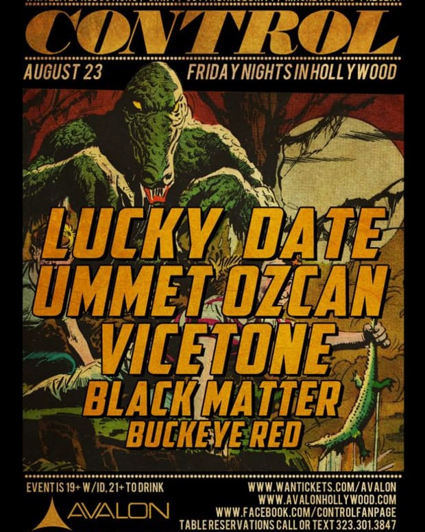 EDM Culture: CONTROL Presents Lucky Date, Ummet Ozcan, Vicetone, Black Matter And Blackeye Red Tonight