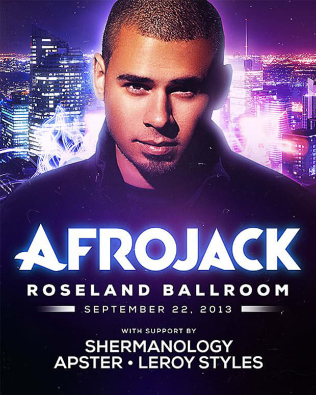 EDM Event: Afrojack In NYC MOVED To Roseland Ballroom 9/22