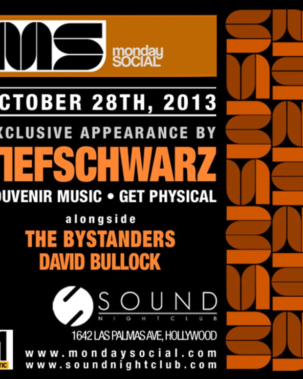 Monday Social Tonight In Hollywood With Tiefschwarz, The Bystanders & David Bullock - EDM Culture - EDM News