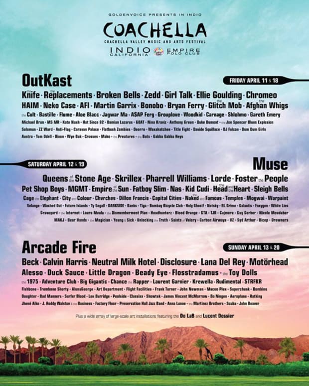 Coachella Announces 2014 Lineup- OutKast, Muse And Arcade Fire to Headline- EDM News