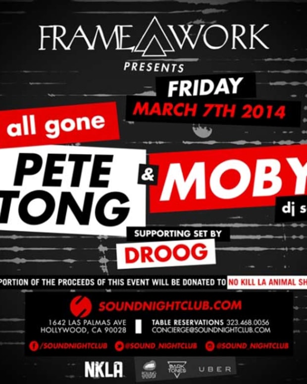 Moby To Join Pete Tong This Friday At Sound Hollywood