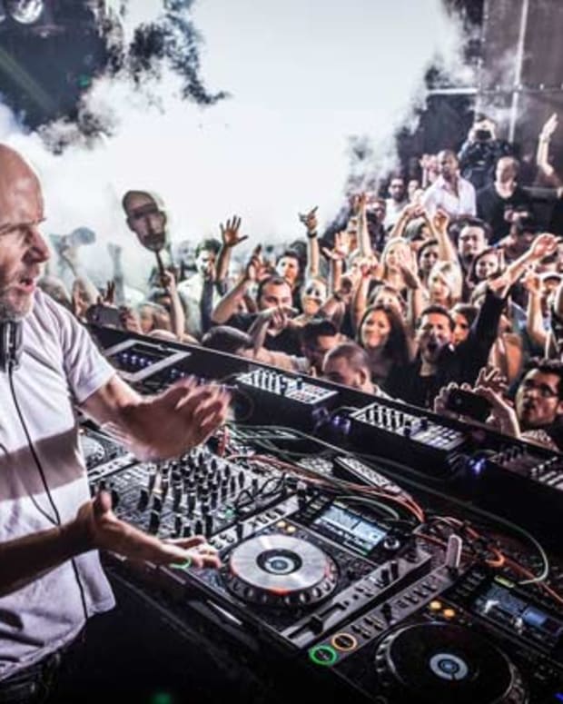 House Music Legends Moby & Pete Tong On The Decks At Sound Nightclub