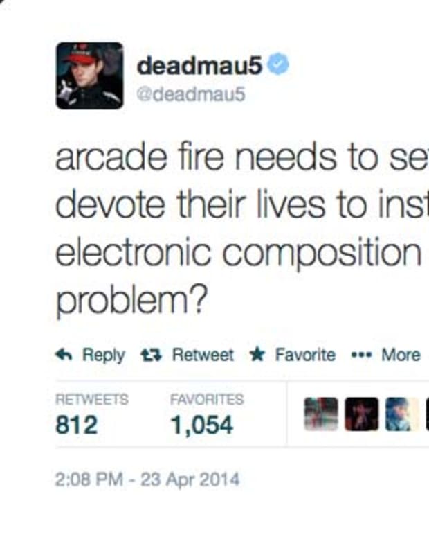 deadmau5 Slams Arcade Fire After Anti-EDM Comment At Coachella