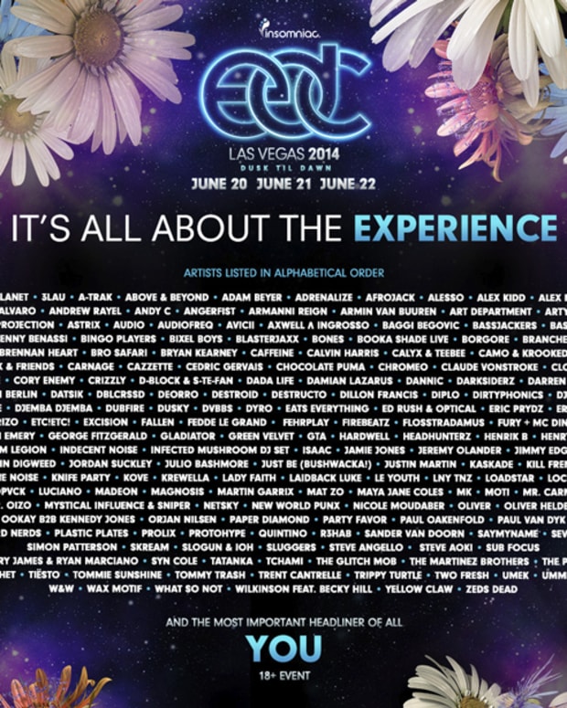 EDC Las Vegas 2014 Full Lineup Announced