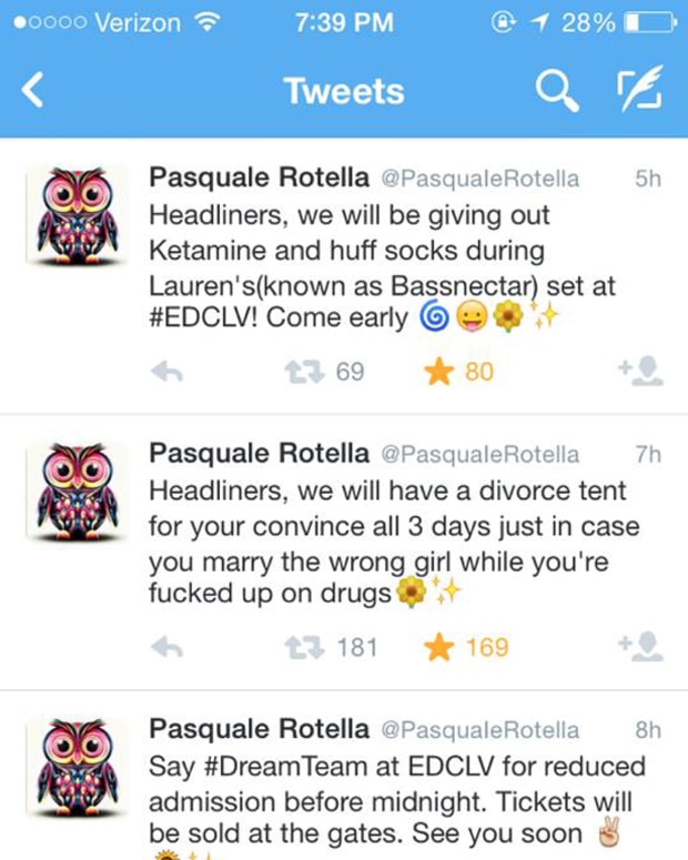 Stay Away From The Fake Pasquale Rotella Twitter Account!
