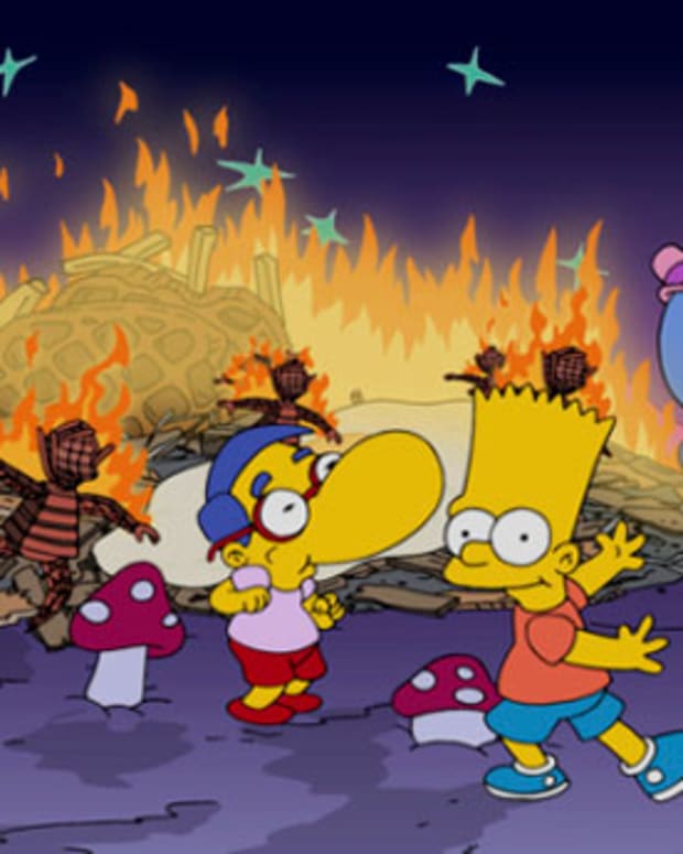Get A Frist Look Of The Simpsons Go To Burning Man Stills