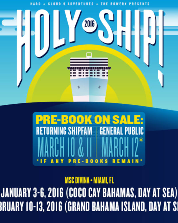 Holy Ship! Pre-Booking For 2016