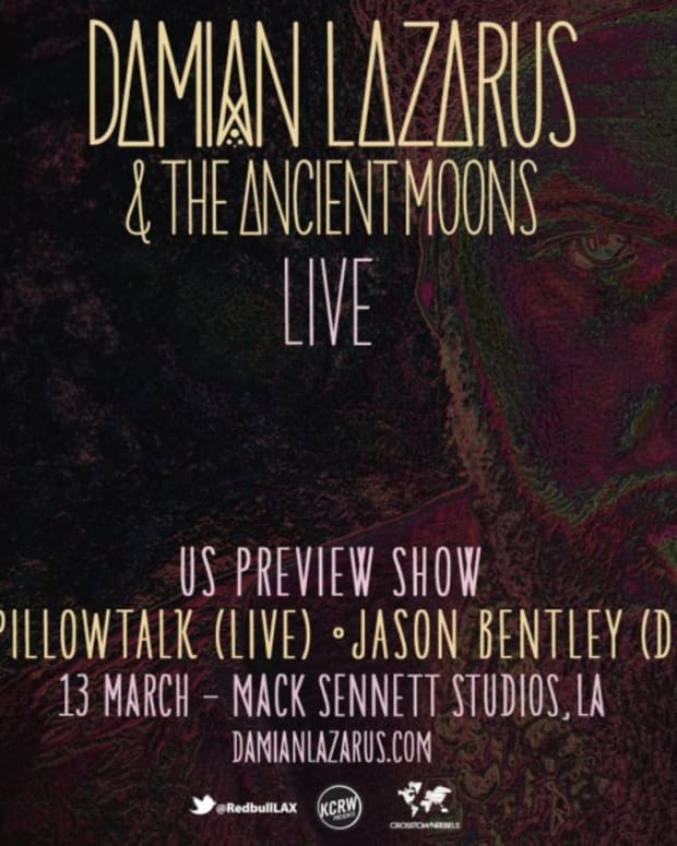 Damian Lazarus Performs the Ancient Moons Live at Mack Sennet Studios LA