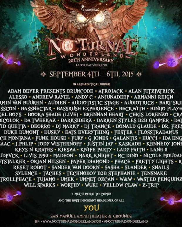 Nocturnal Wonderland Drops Loaded Phase 1 Lineup