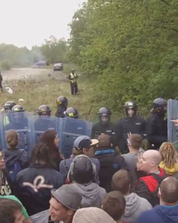 Rave In The Woods Turns Into Massive Riot (Video)