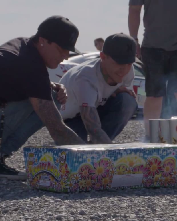 Watch deadmau5 And Tommy Lee Blow Shit Up In The Desert