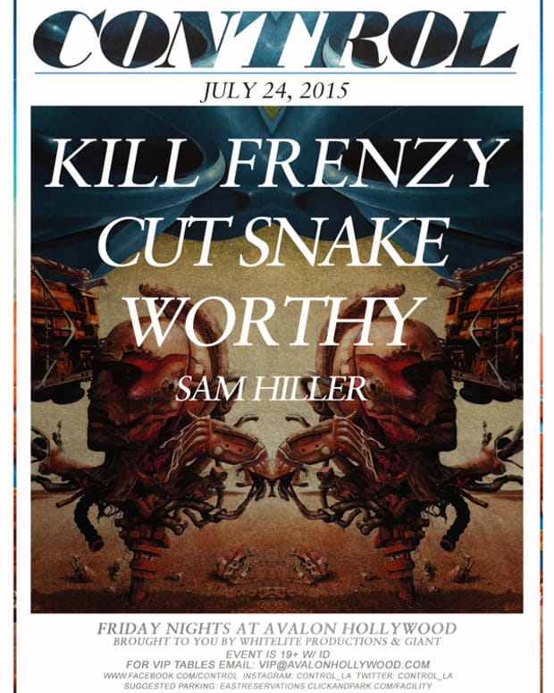 CONTROL 7-24-15: Kill Frenzy, Cut Snake, & Worthy at AVALON Hollywood