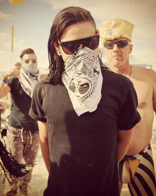 Skrillex at Burning Man