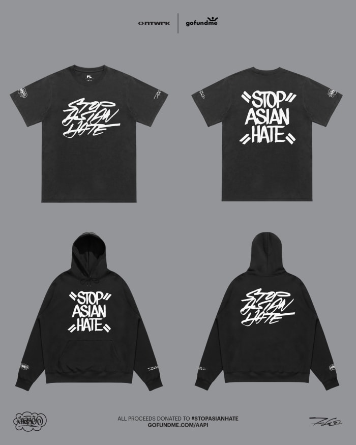 Futura and Haze "Stop Asian Hate" Charity Hoodie & T-Shirt