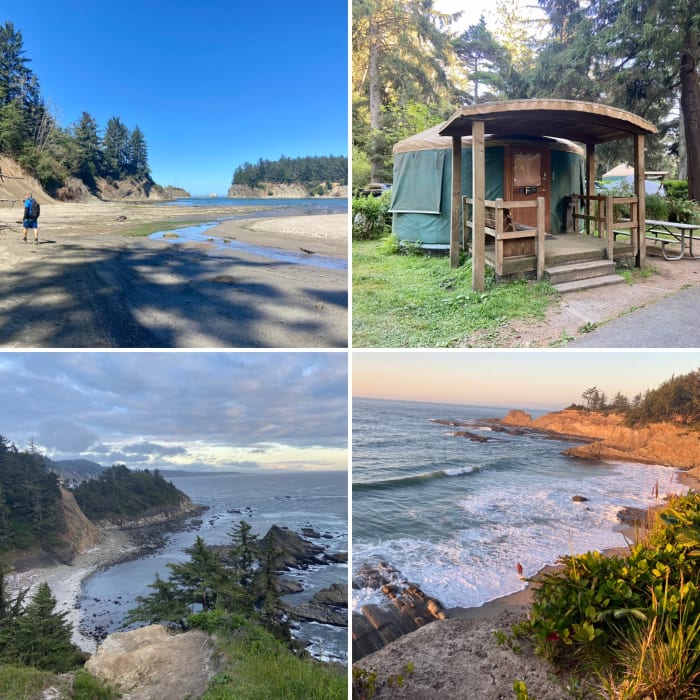 Sunset Bay State Park and Cape Arago Ocean