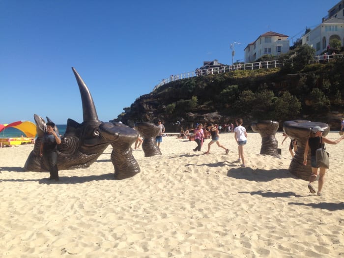 Sculptures by the sea