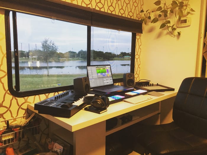 My RV Studio Desk