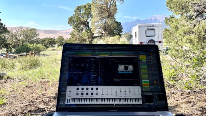 Making music with Arturia at Great Sand Dunes National Park