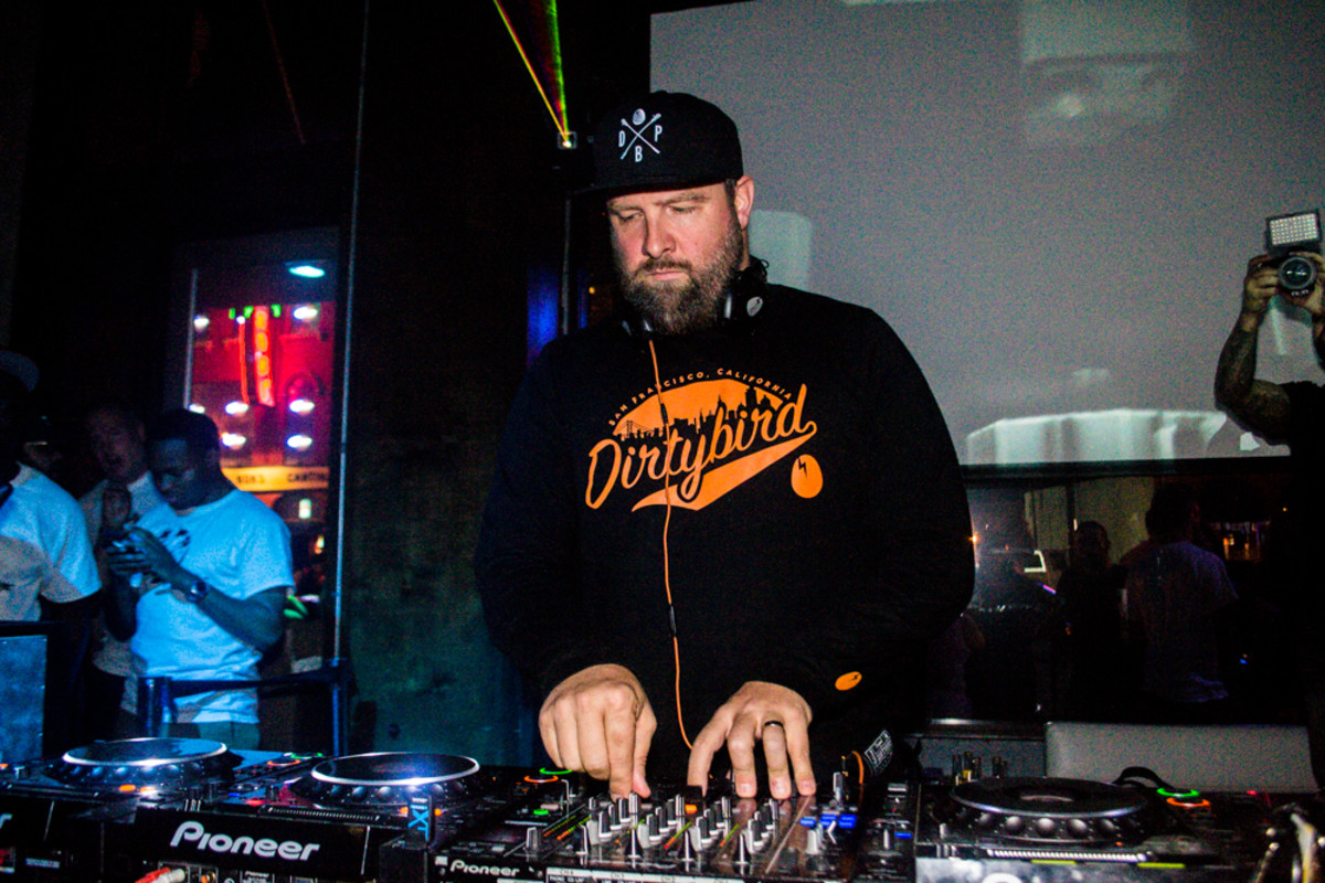 World-renowned tech-house DJ and Dirtybird Records head Claude VonStroke performs during Indianapolis 500 race weekend festivities. Photos: Jeremiah Williams 