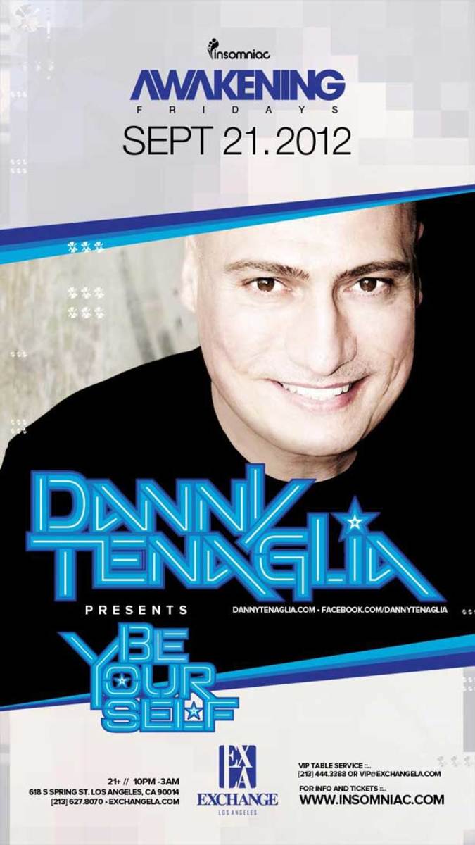 Insomniac Presents: Danny Tenaglia "Be Yourself" at Exchange LA