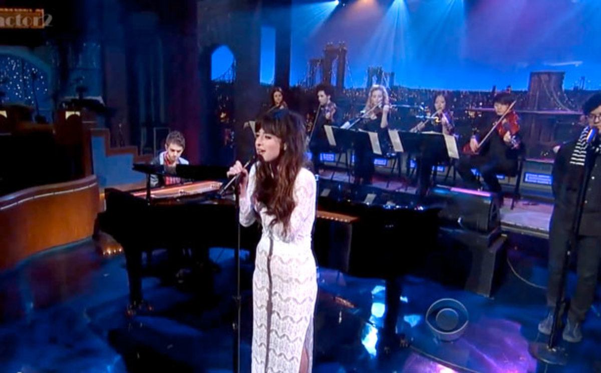 Watch: Zedd and Foxes Perform "Clarity" on David Letterman