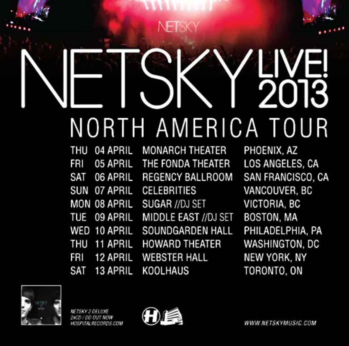 EDM News: Netsky US & Canada Tour