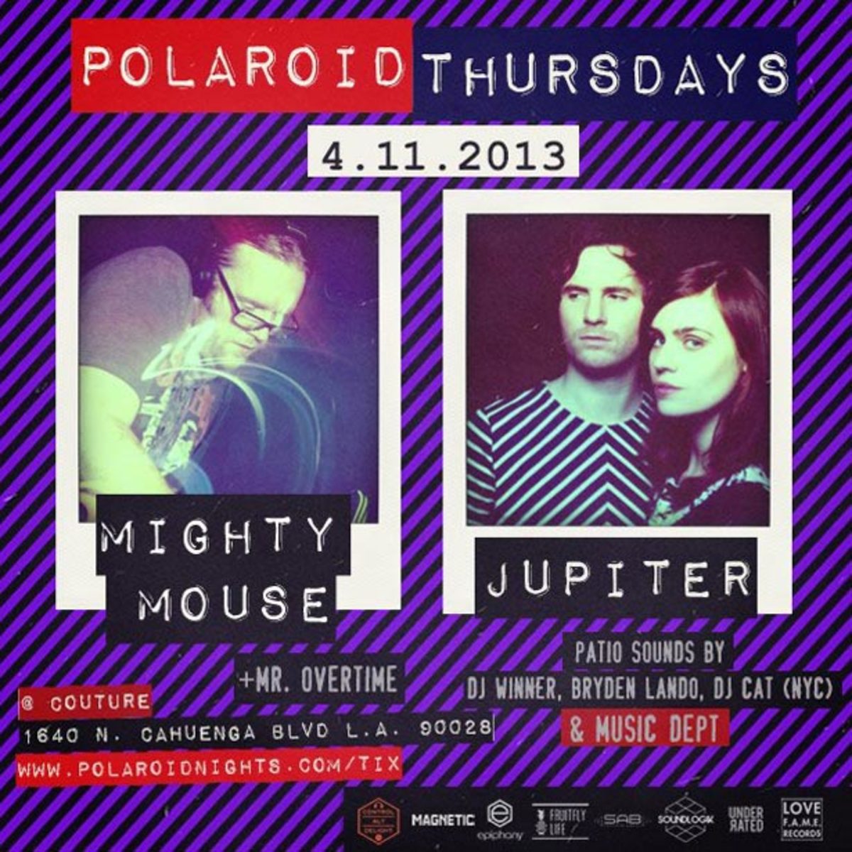 Ticket Contest: Polaroid Thursdays with Mighty Mouse & Jupiter