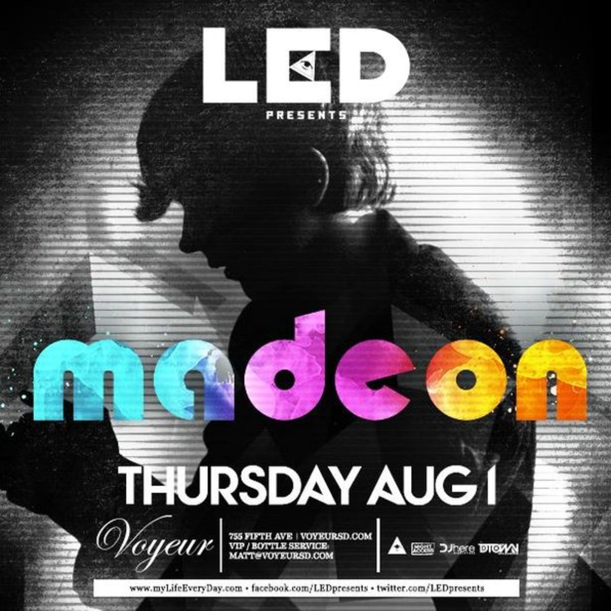 EDM Culture - San Diego Events August 1st through the 4th- Madeon at Voyeur, Adult Swim Saturdays with Gabriel & Dresden and Get Wet with Krewella