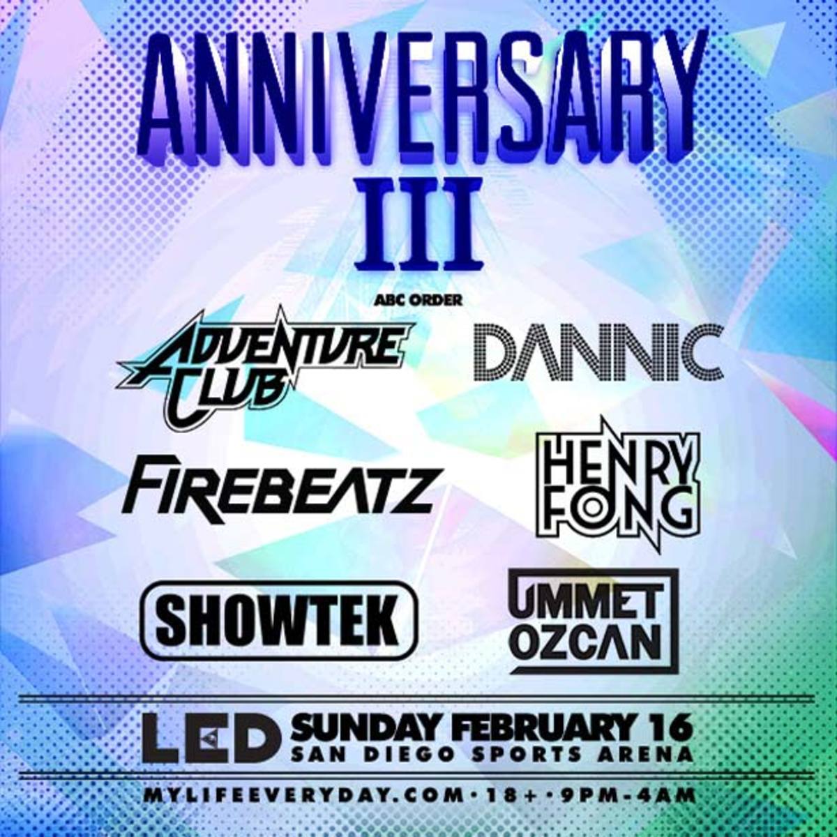 LED's Three Year Anniversary In San Diego With Adventure Club, Showtek, Ummet Ozcan & More - EDM News