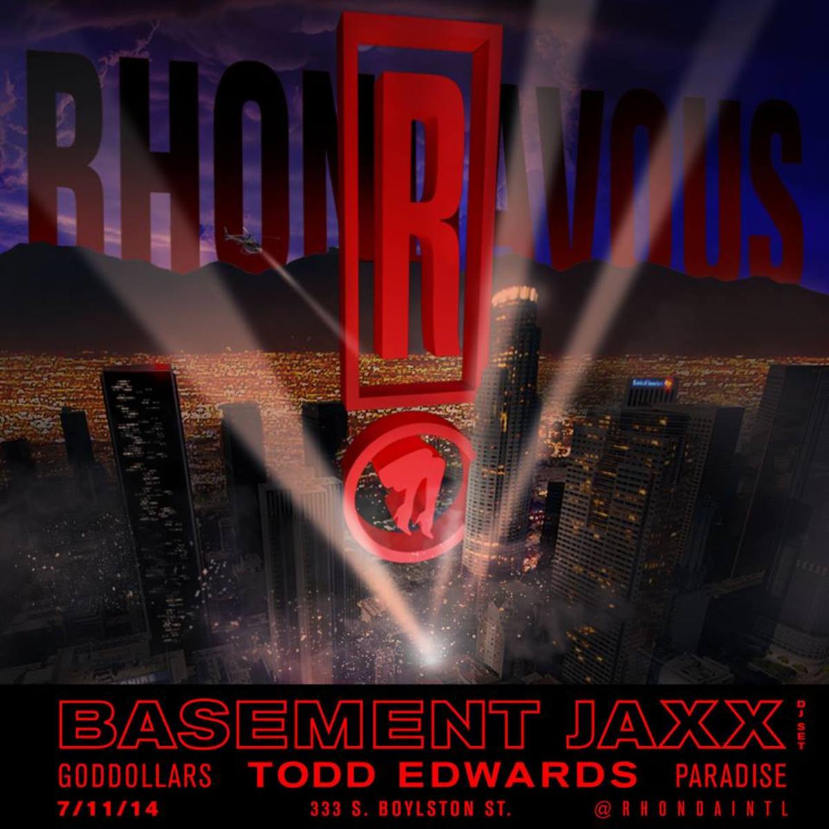 Rhondavous w/ Basement Jaxx (DJ Set) & Todd Edwards
