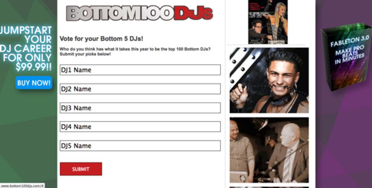 TROLL ALERT: Voting Is Now Open For The Bottom 100 DJs!