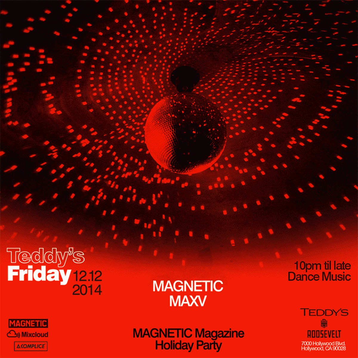 Magnetic's Holiday Party This Friday At Teddy's