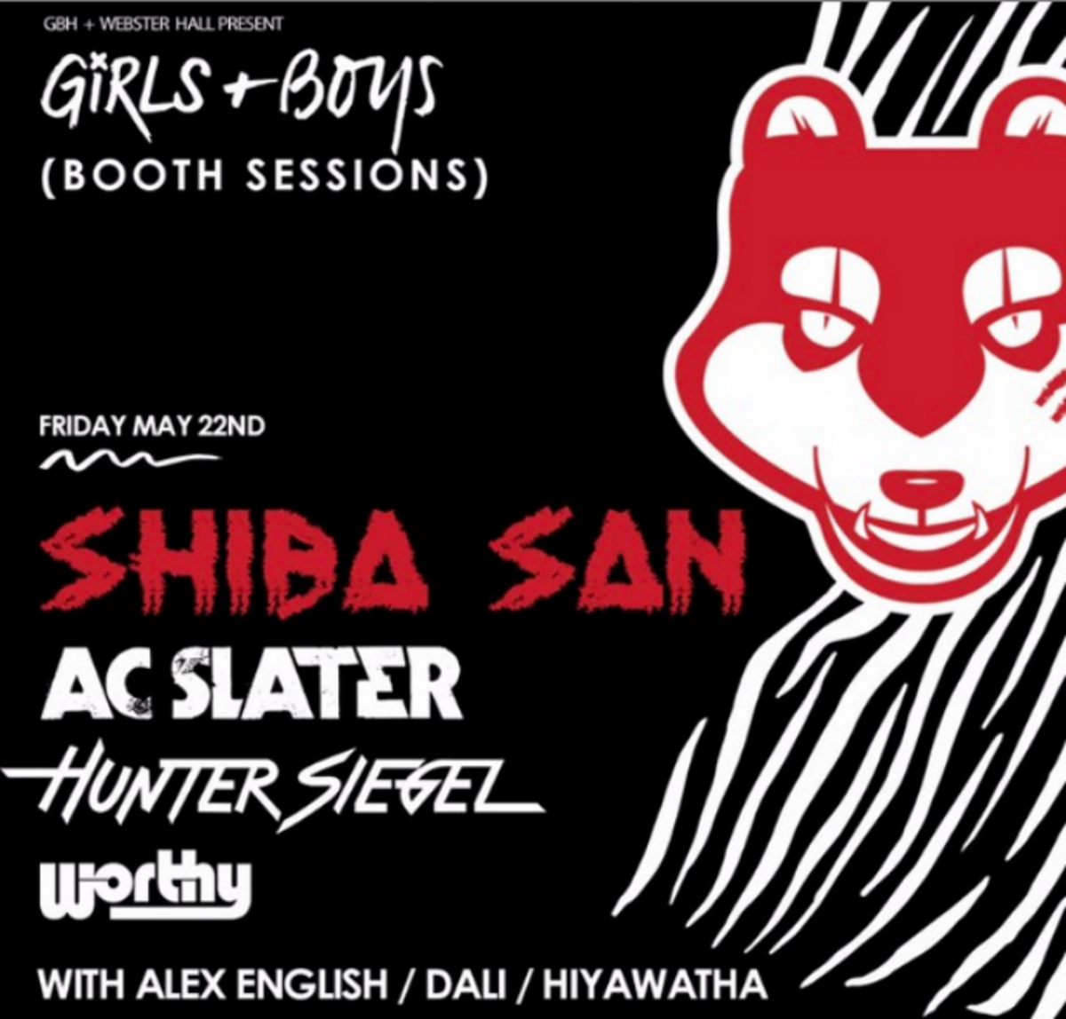 Shiba San, AC Slater, & Boys Noize at Webster Hall NYC (5/22 - 5/23)