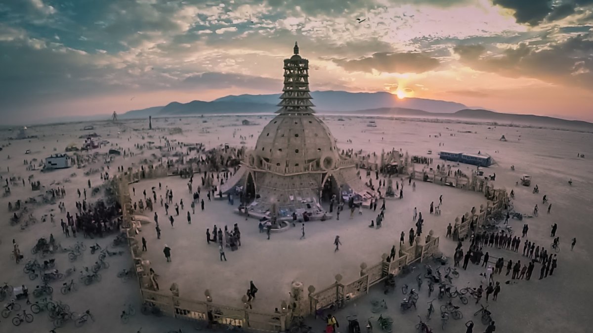 Watch: Burning Man Filmed From A Drone’s View