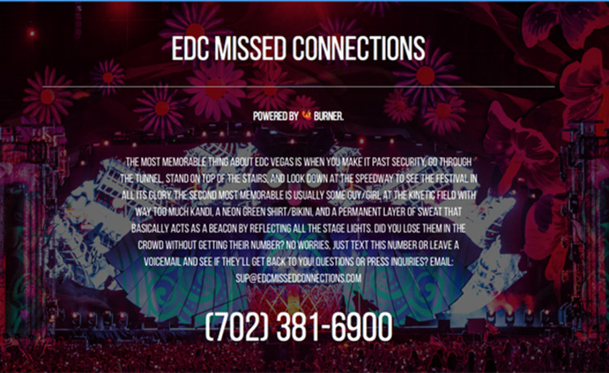 EDC Missed Connections Website Launched To Help You Get Back In Touch