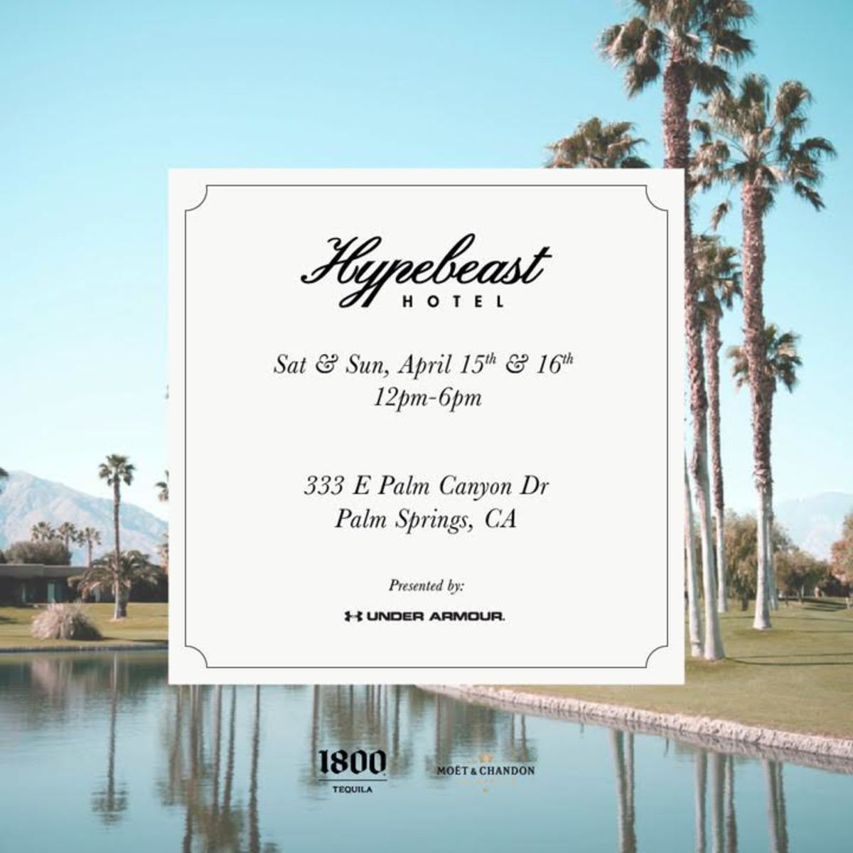With a 12:00 pm check-in time at the HYPEBEAST hotel, it won't be hard to start your weekend off right!