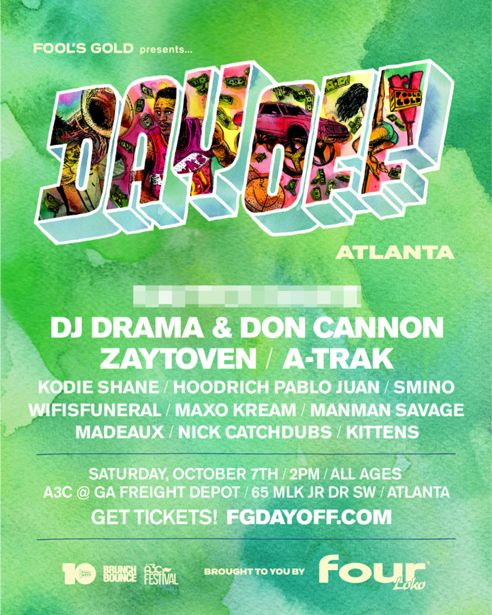 Fool's Gold Day Off Atlanta 2017 Lineup