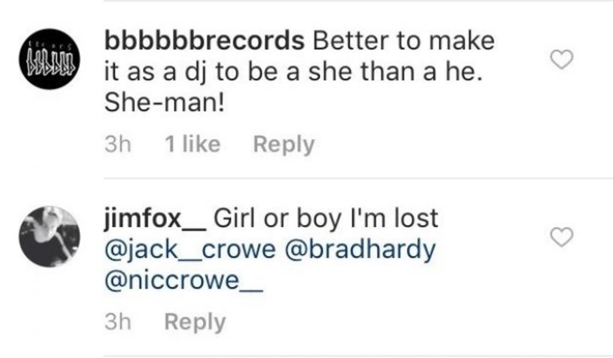 bbbbbbrecords comments on Instagram