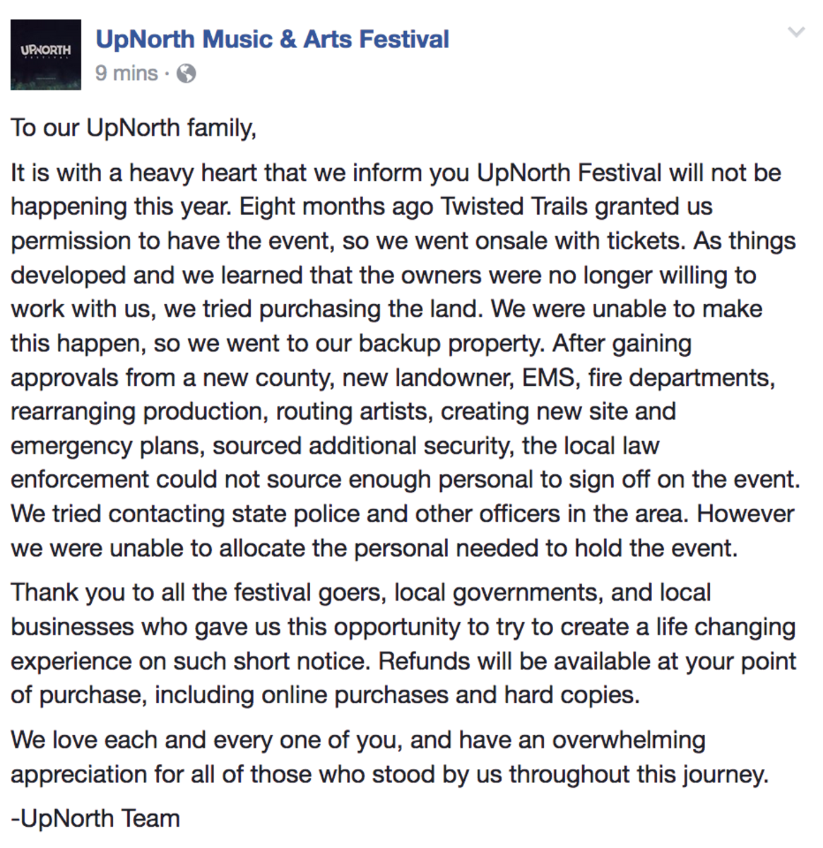 Up North Festival