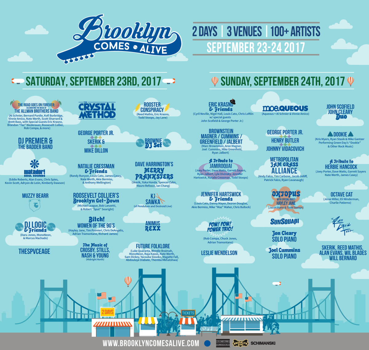 Brooklyn Comes Alive 2017 Festival Lineup