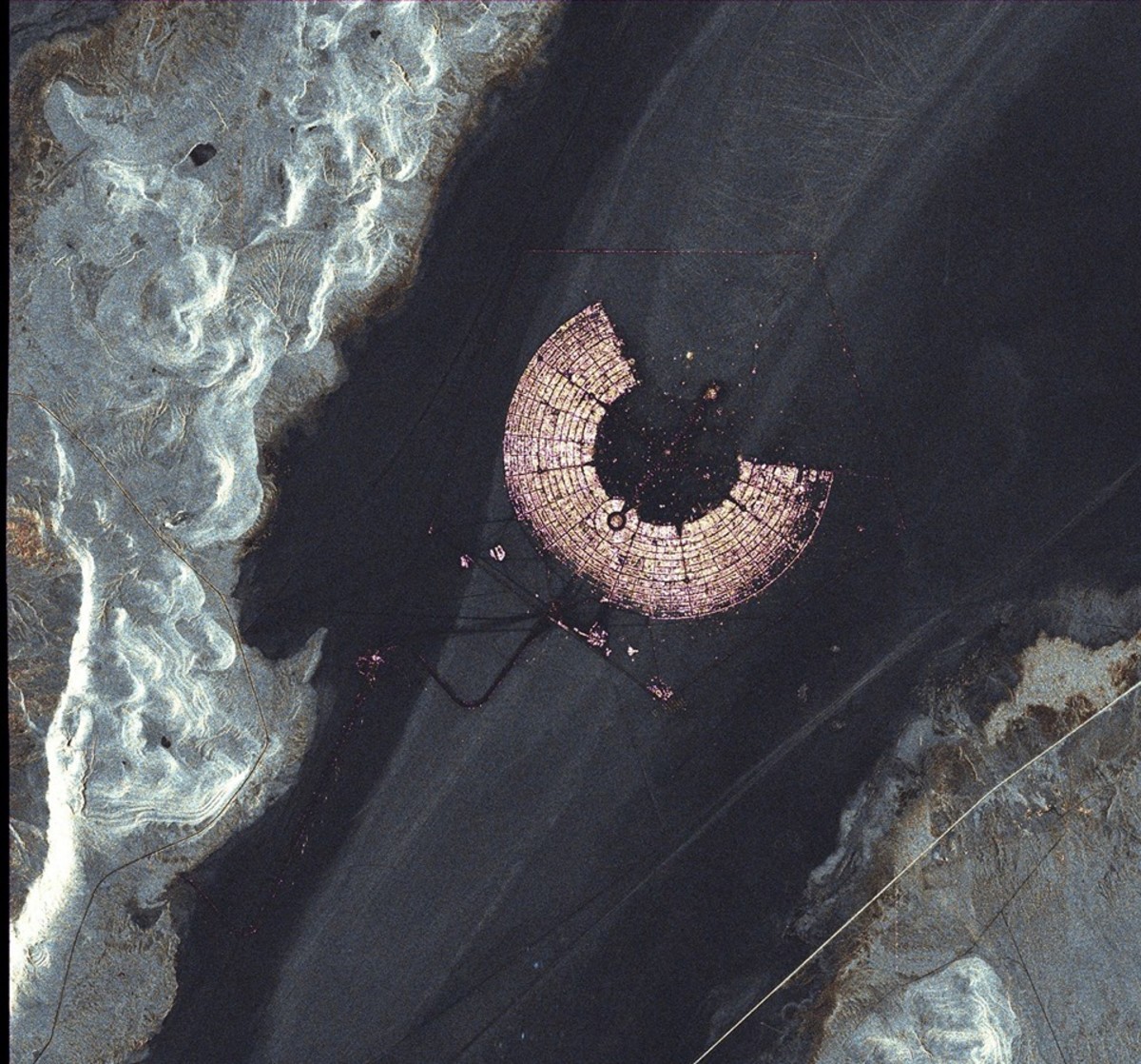 Burning Man 2016 Satellite View